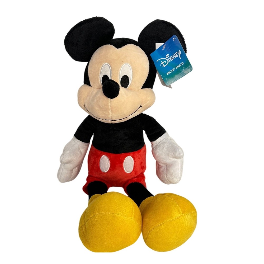 Disney Mickey Mouse Plush 18 inch Stuffed Animal Classic Red Shorts NWT